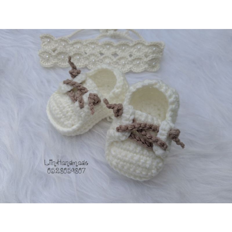 Giày len cho bé trai Handmade