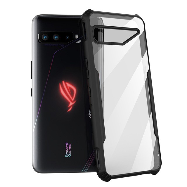 Ốp điện thoại mềm trong suốt chống rơi đơn giản bảo vệ toàn diện cho ASUS Rog 3 / Zenfone