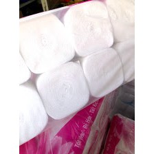 1 lốc ( 10 cuộn ) giấy vệ sinh saigon net không lõi màu hồng 200gram