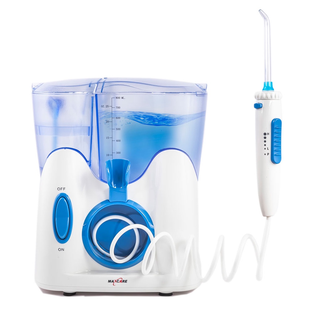 Máy Tăm Nước Sóng Siêu Âm Maxcare Max456 Plus Vệ Sinh Răng Miệng, răng niềng, lưỡi, Xoang Mũi hiệu quả HalongStar Store
