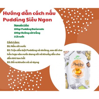 Set pudding Barismate 6 vị làm thạch trà sữa