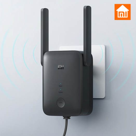 Kích sóng WIFI Xiaomi Repeater AC1200 RA75 2 băng tần