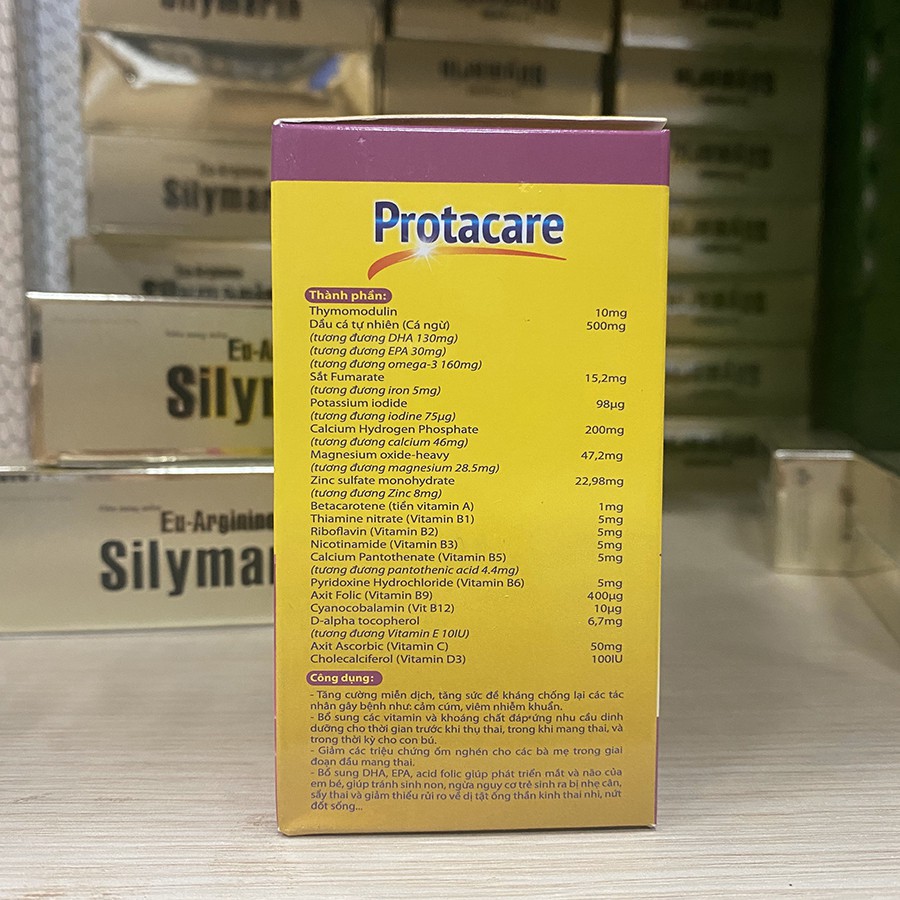 Thực phẩm Bổ Bà Bầu Protacare DHA- Hộp 30 Viên