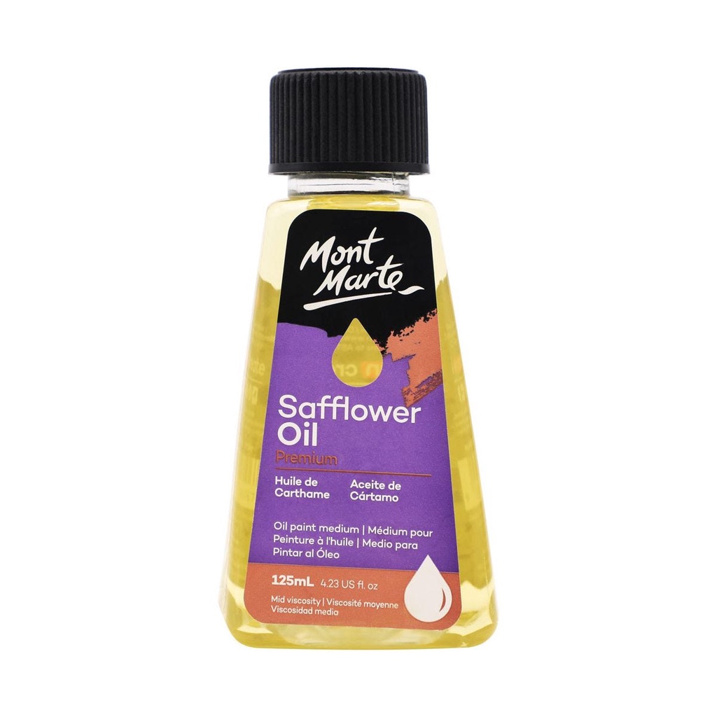 DUNG MÔI SƠN DẦU - MONT MARTE REFINED LINSEED OIL / SAFFLOWER OIL / THICKENED LINSEED OIL / AMBER GEL 125ML