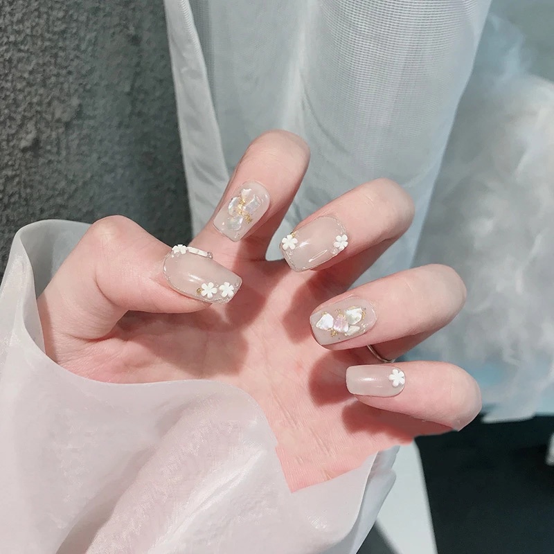 Đá Giả Dán Móng Tay 6 Màu Sắc Thời Trang Tùy Chọn DIY