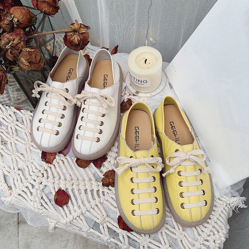 Giày Búp Bê Đế Bằng Thắt Dây Kiểu Hàn Quốc Thời Trang 2020 Cho Nữ | BigBuy360 - bigbuy360.vn