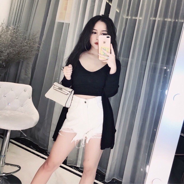 [ Ảnh Thật] Áo khoác len cardigan dáng dài - Chất Len Mịn | BigBuy360 - bigbuy360.vn