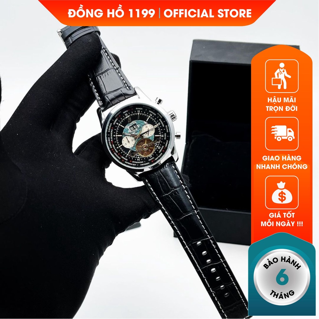 [QUÀ TẶNG] Đồng hồ cơ - Đồng Hồ Dây Da Nam Lịch Lãm Mẫu Mới Nhất 2021 Kiểu Dáng Sang Trọng Đơn Giản 7438 - 1199 Watches | BigBuy360 - bigbuy360.vn