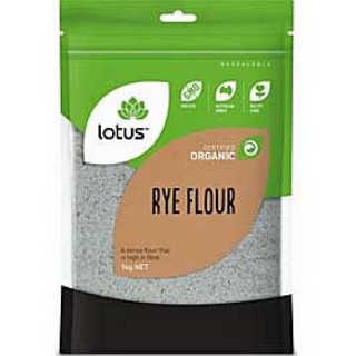 Bột làm bánh lúa mạch đen hữu cơ rye flour lotus 1kg