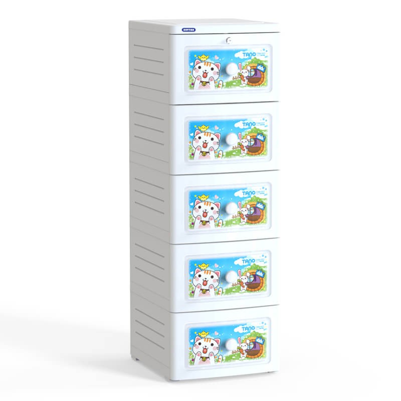Tủ nhựa Tano 5 ngăn Duy Tân 40 x 45 x 120 cm- GIA MÀU NGẪU NHIÊN | BigBuy360 - bigbuy360.vn