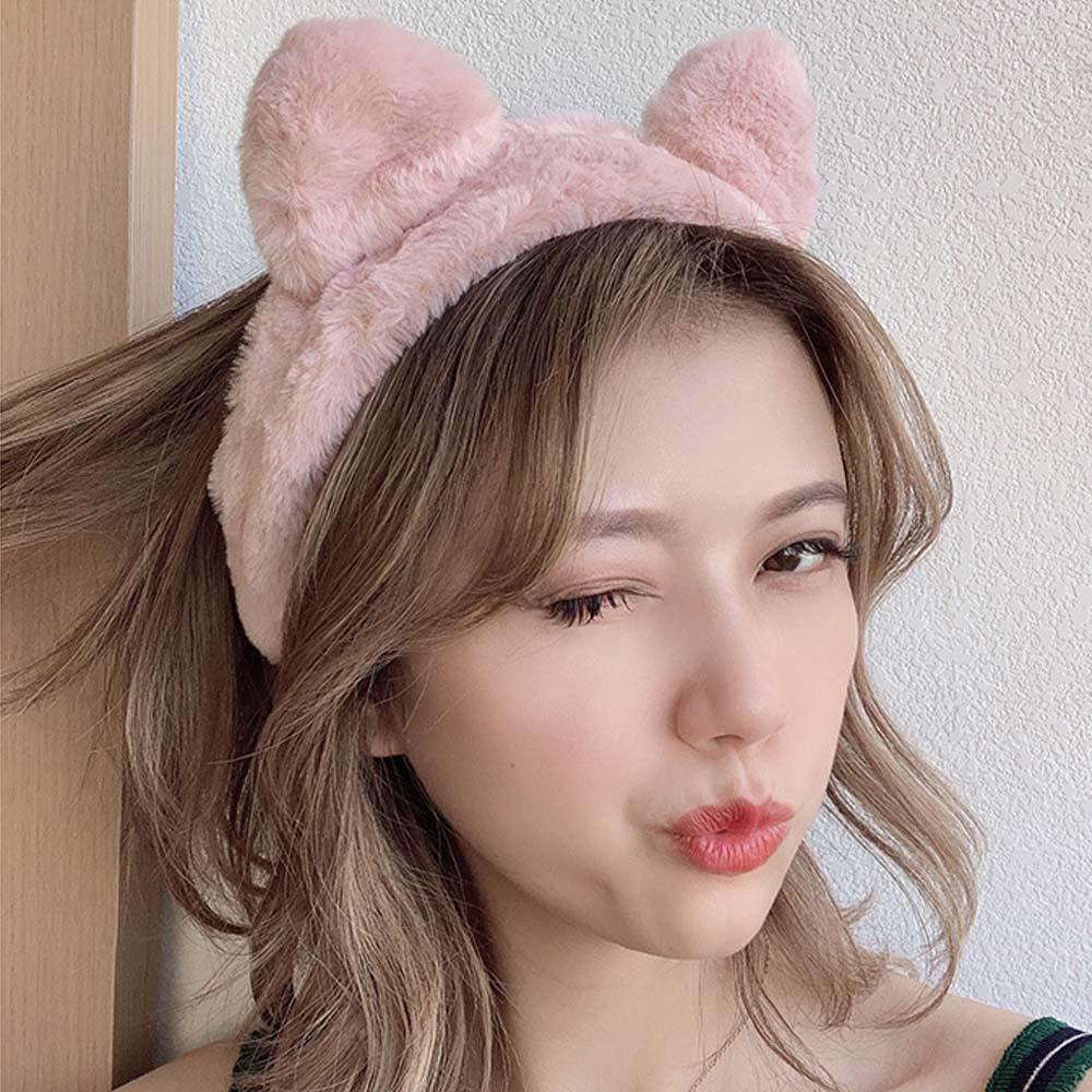 Băng Đô Cài Tóc Tai Mèo Hoạt Hình Dễ Thương 15H