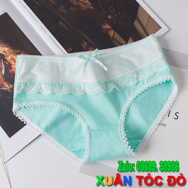 SỈ ZALO RẺ HƠN NHIỀU_ Quần Lót Nơ Viền Ren Cực Đẹp