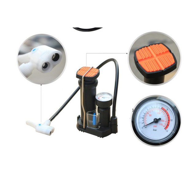 Dụng Cụ Bơm Bánh Xe Đạp Bằng Hợp Kim Nhôm