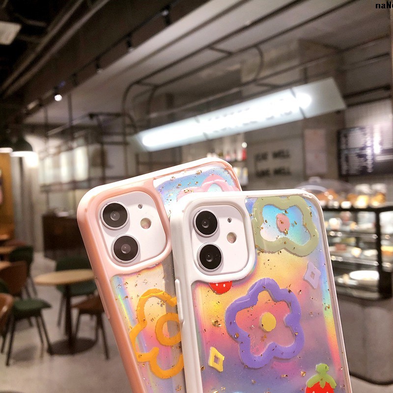 Ốp Điện Thoại Silicon Mềm In Hình Hoa Xinh Xắn Phong Cách Hàn Quốc Cho Iphone Xsmax / 7 + | BigBuy360 - bigbuy360.vn