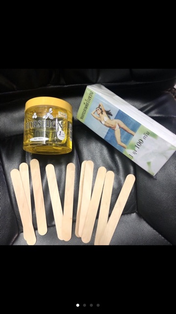 Sáp Wax Lông Horshion Hàn Quốc + 1 Gói Kèm Giấy Wax + 10 que | BigBuy360 - bigbuy360.vn