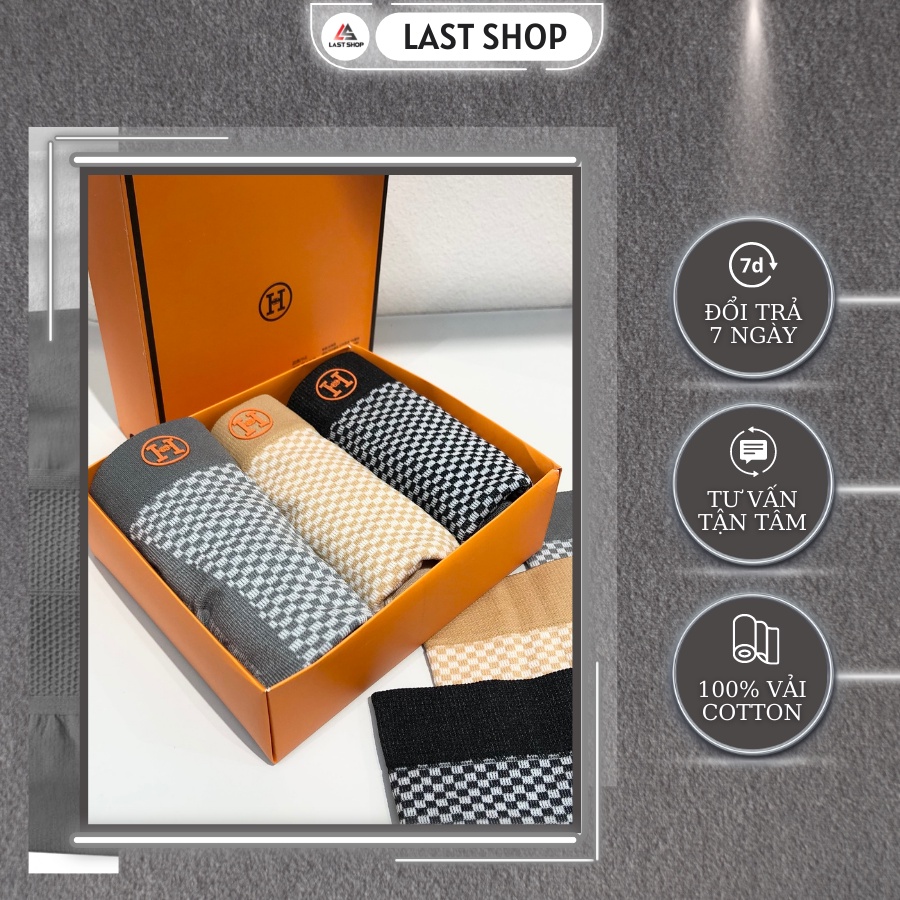 Quần lót nam HM, boxer, quần sịp nam cao cấp chất liệu cotton co giãn 4 chiều siêu mát, thoải mái.