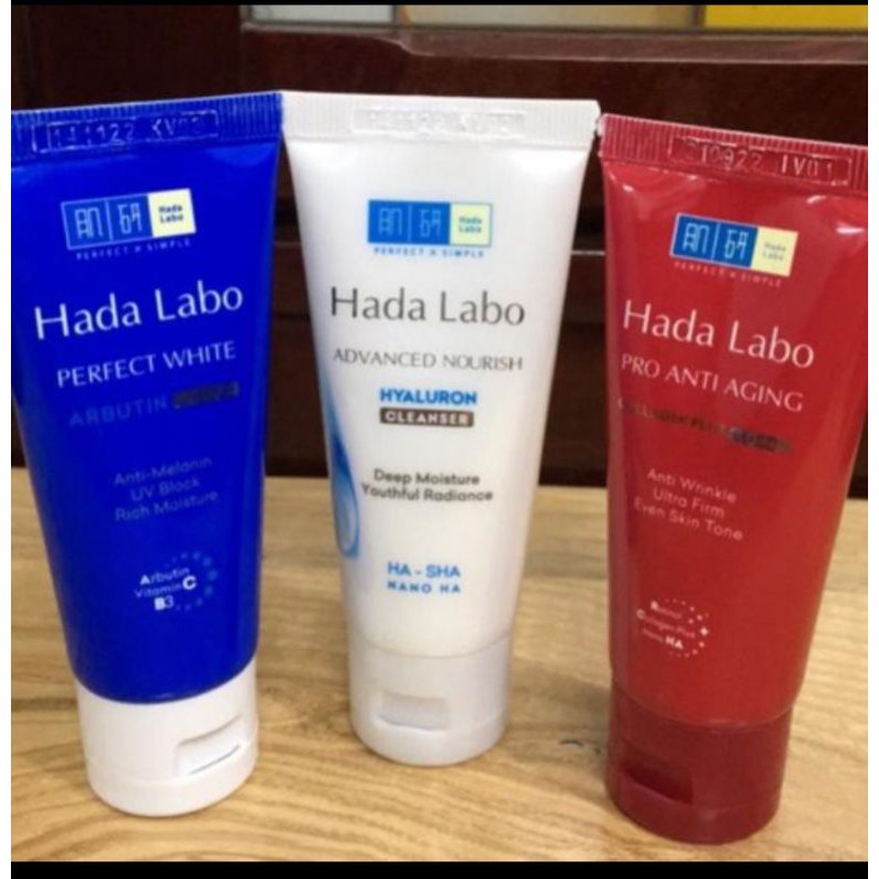 Sữa Rửa Mặt Hada Labo Perfect White Dưỡng Trắng Da Hoàn Hảo 20g | BigBuy360 - bigbuy360.vn