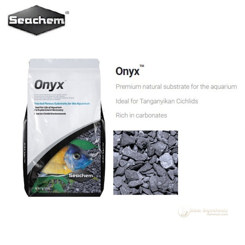 Nền SEACHEM Onyx | Onyx Sand - Nền pH Cao Dành Co Hồ Cá Cảnh, Hồ Tép Sula, Tép Màu