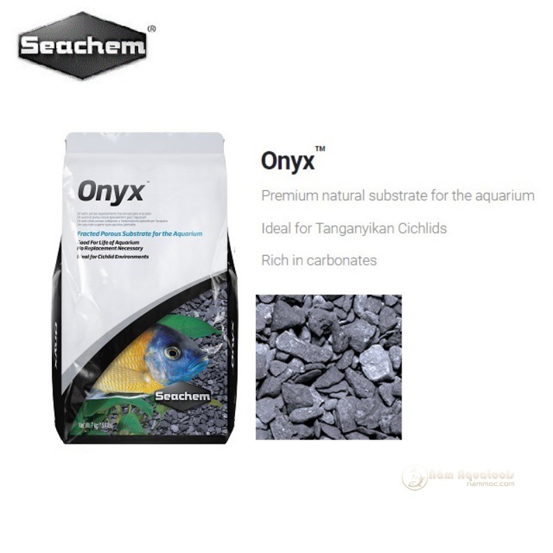 [1kg] Nền SEACHEM Onyx | Onyx Sand - Nền pH Cao Dành Co Hồ Cá Cảnh, Hồ Tép Sula, Tép Màu