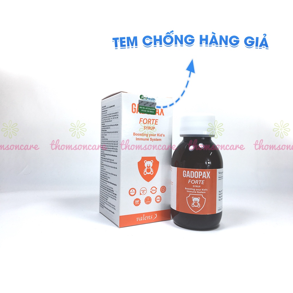 Gadopax Forte chia 100ml - Hỗ trợ tăng cường sức đề kháng của cơ thể