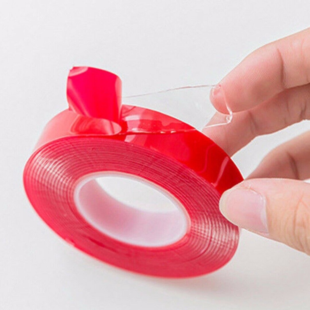 Băng Keo Acrylic Hai Mặt Trong Suốt Dài 3m Dùng Trang Trí Nhà Cửa