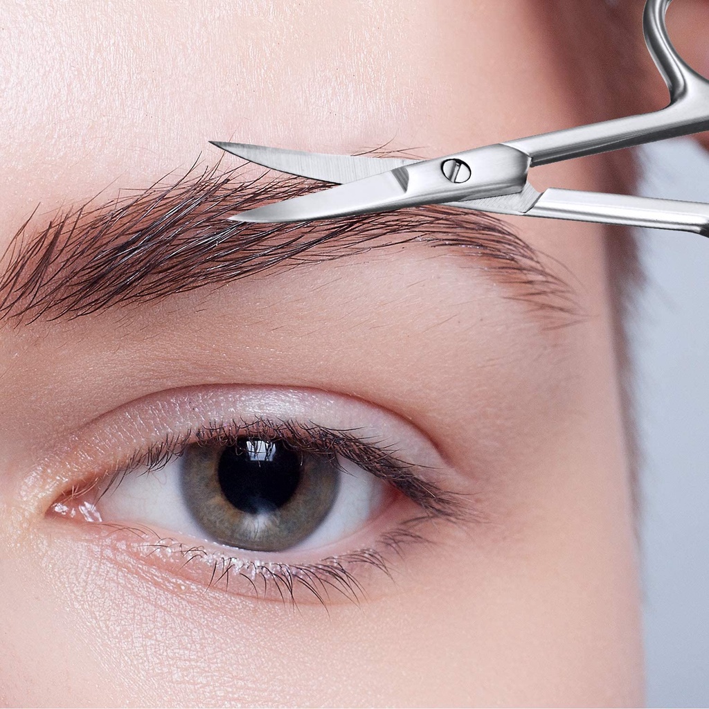 Kéo Cắt Tỉa Lông Mi/Lông Mày Đầu Mịn