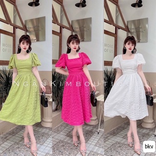 đầm tay bồng tiểu thư