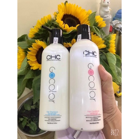 BỘ DẦU GỘI XẢ CHC GOCOLOR HÀN QUỐC PHỤC HỒI MỀM MƯỢT TÓC 500ML
