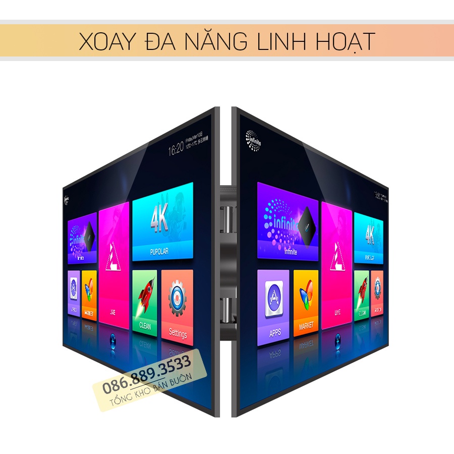 Giá Treo Tivi Xoay Góc NB P4 32 - 55 Inch - Giá Treo Tivi Đa Năng P4 - Thiết Kế Nhỏ Gọn - Chính hãng NorthBayou