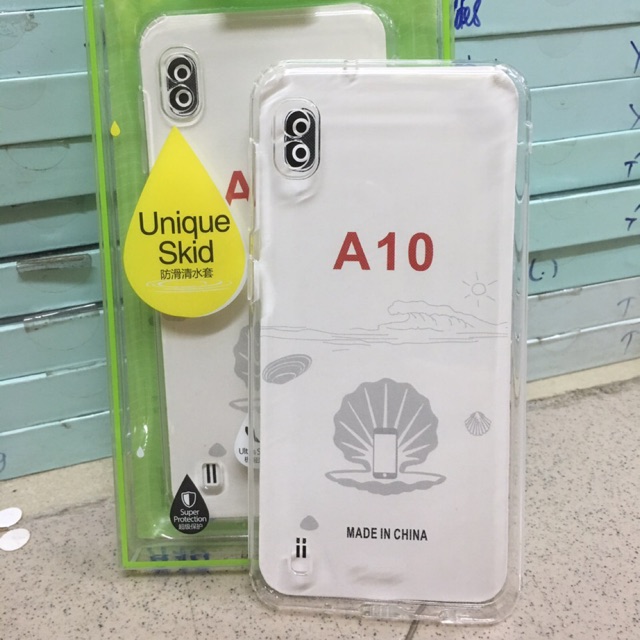 Ốp dẻo silicon Samsung A10 trong suốt chống ố vàng