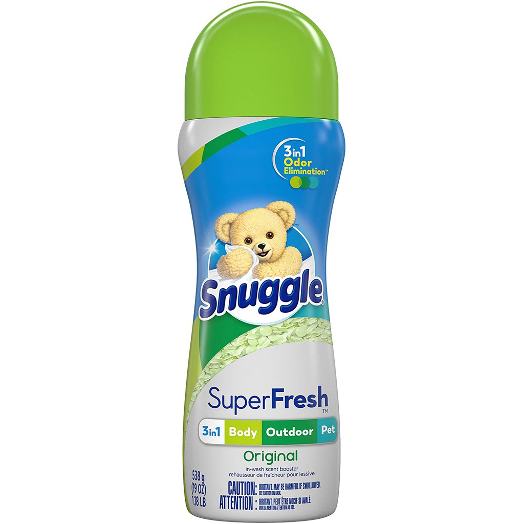 Hạt thơm &amp; giữ màu cho áo quần Snuggle SuperCare in-Wash Scent Booster SuperFresh Original 538g (Mỹ)