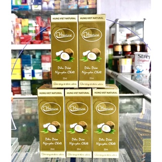 DẦU DỪA BẾN TRE NGUYÊN CHẤT ( lọ 20 ml)