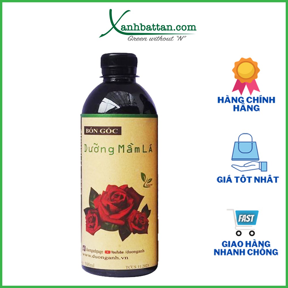 Phân hữu cơ Dưỡng Mầm - Dưỡng Chồi Hoa Hồng DƯƠNG ANH Chai 500 ml