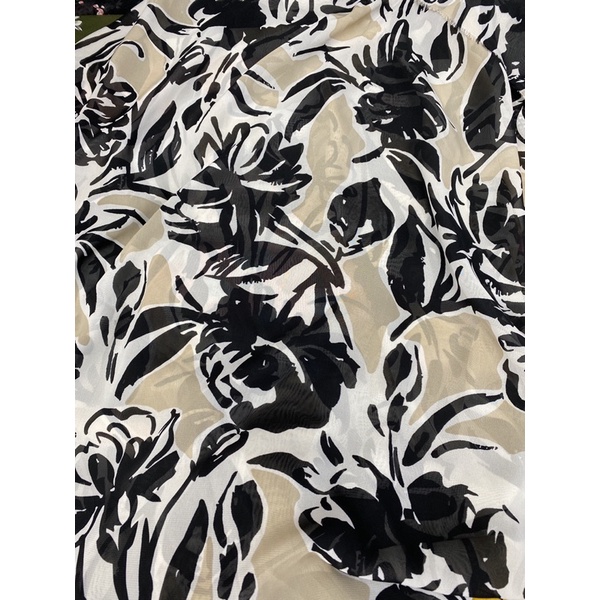 Vải voan chiffon may áo kiểu đầm nữ