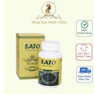 Tảo xoắn bột | tảo sato Nhật Bản chuyên dùng cho spa