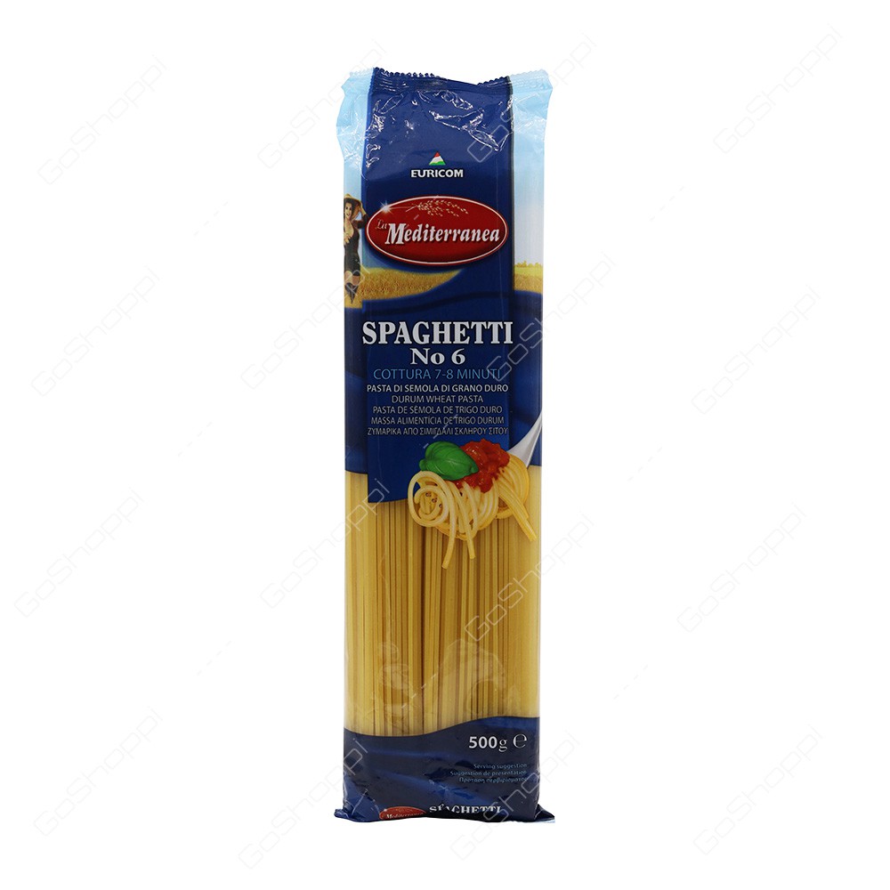 MỲ SỢI SPAGHETTI số 6 làm mỳ ý gói 500g