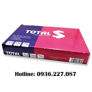 Giấy photocopy Total A4 Định lượng 70