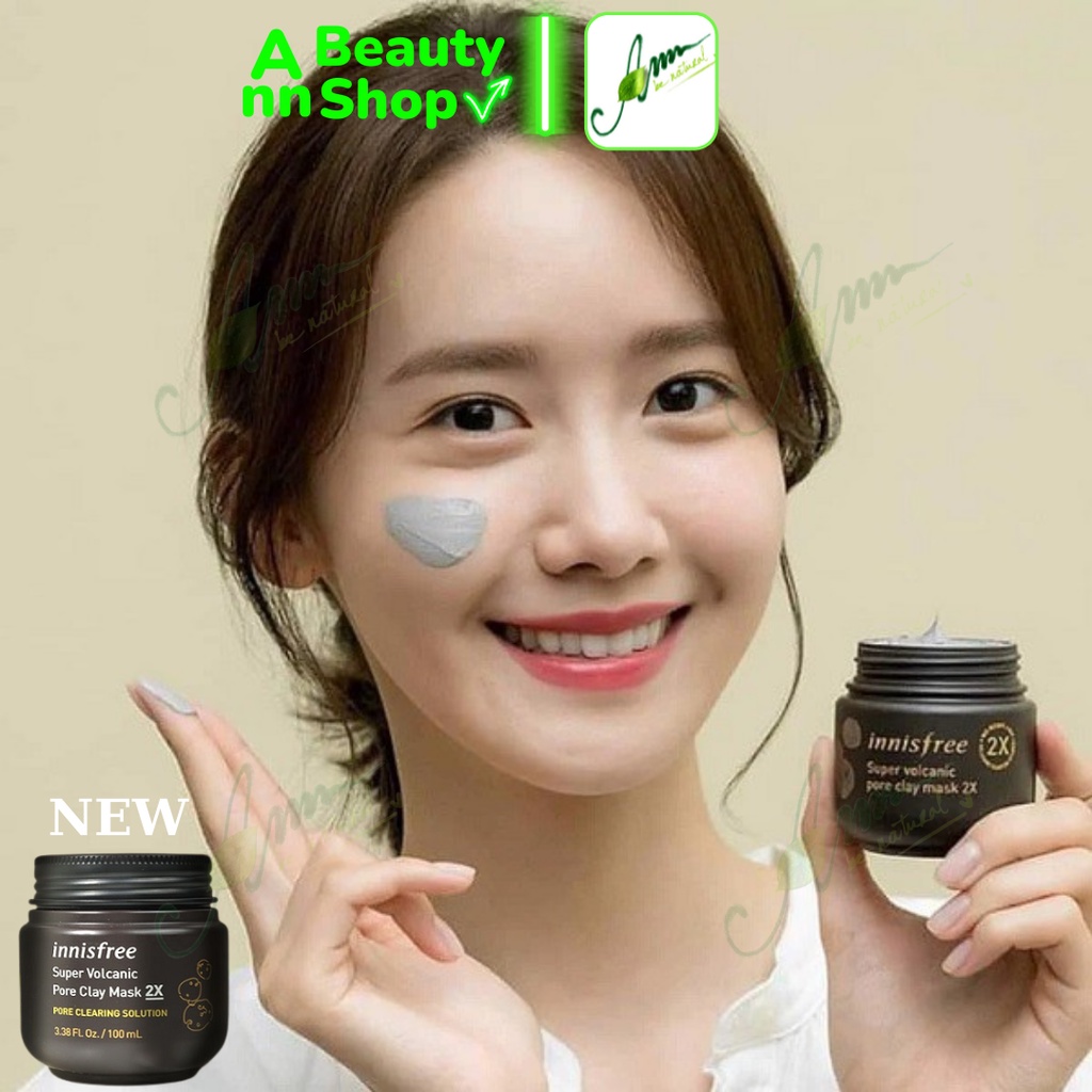 Mặt Nạ Tro Núi Lửa Innisfree Super Volcanic Pore Clay Mask 2X 100ml