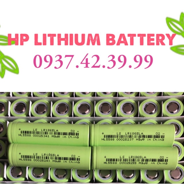 Cell pin Lishen 18650 2000mah 20A 10C Chính hãng Mới 100%