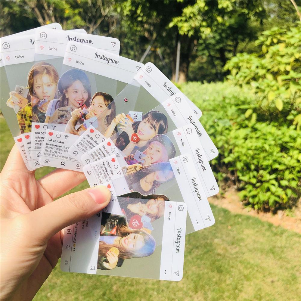 Bộ 9 Thẻ Ảnh LOMO Nhóm Nhạc Hàn Quốc TWICE