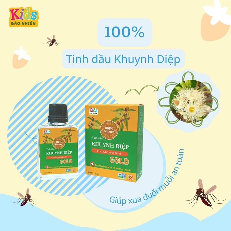 Tinh dầu khuynh diệp bảo nhiên 30ml - Dầu thoa xua muỗi cho bé