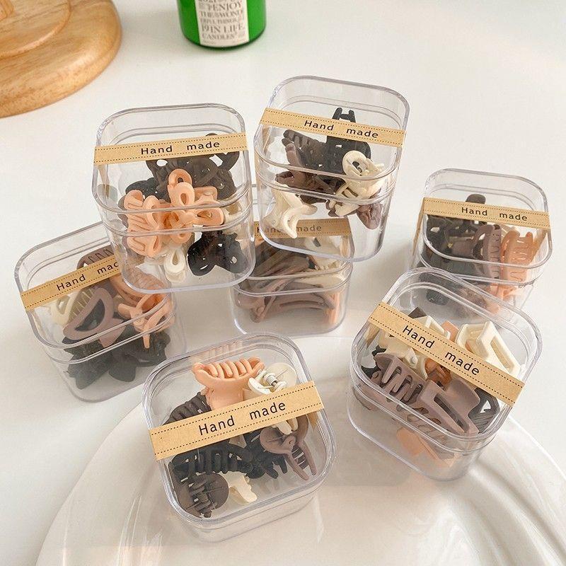 Kẹp Tóc Nhỏ Bằng Nhựa Nhám Phong Cách Hàn Quốc Thanh Lịch Thời Trang Cho Nữ