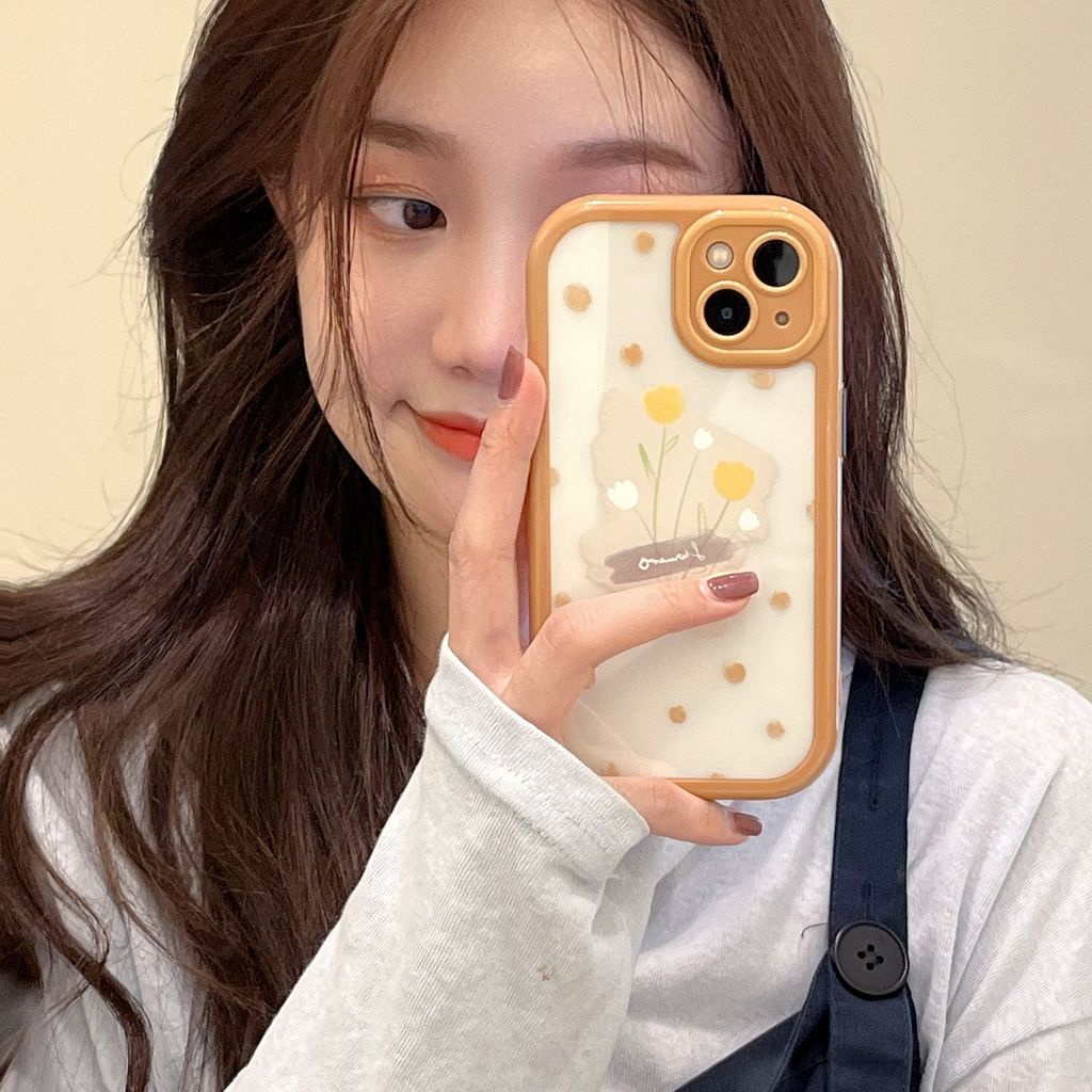 Ốp Điện Thoại Họa Tiết Hoa Hướng Dương Nhỏ Xinh Cho iPhone 12 13 11 Pro Max X Xs Max Xr