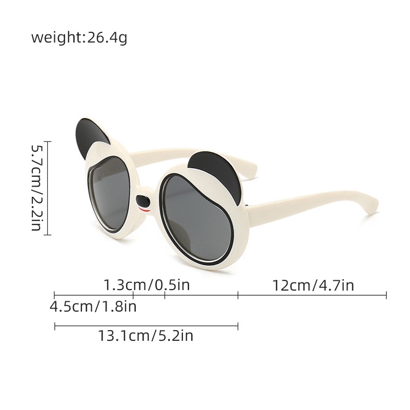 Kính Mát Chống Tia UV Hình Gấu Trúc Đáng Yêu Cho Bé