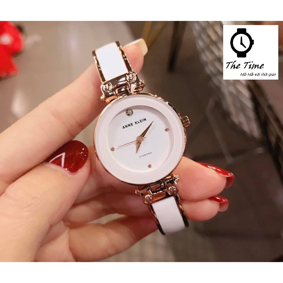 ( Sẵn 5 màu ) Đồng hồ kiềng đá ceramic dành cho nữ ANNE KLEIN #AK1980 .case 34mm. 3atm | BigBuy360 - bigbuy360.vn