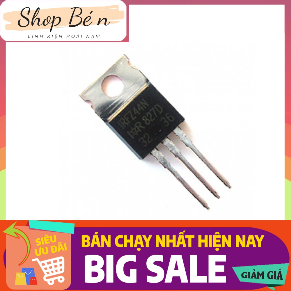 IRFZ44N TO220 MOSFET N-CH 49A 55V | WebRaoVat - webraovat.net.vn