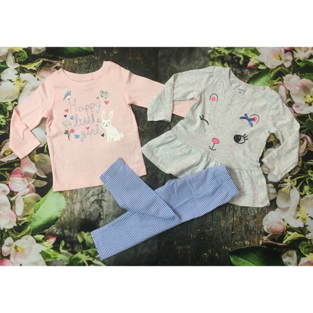 Freeship 99k TQ_Set đồ 2 bộ Carter's bé gái
