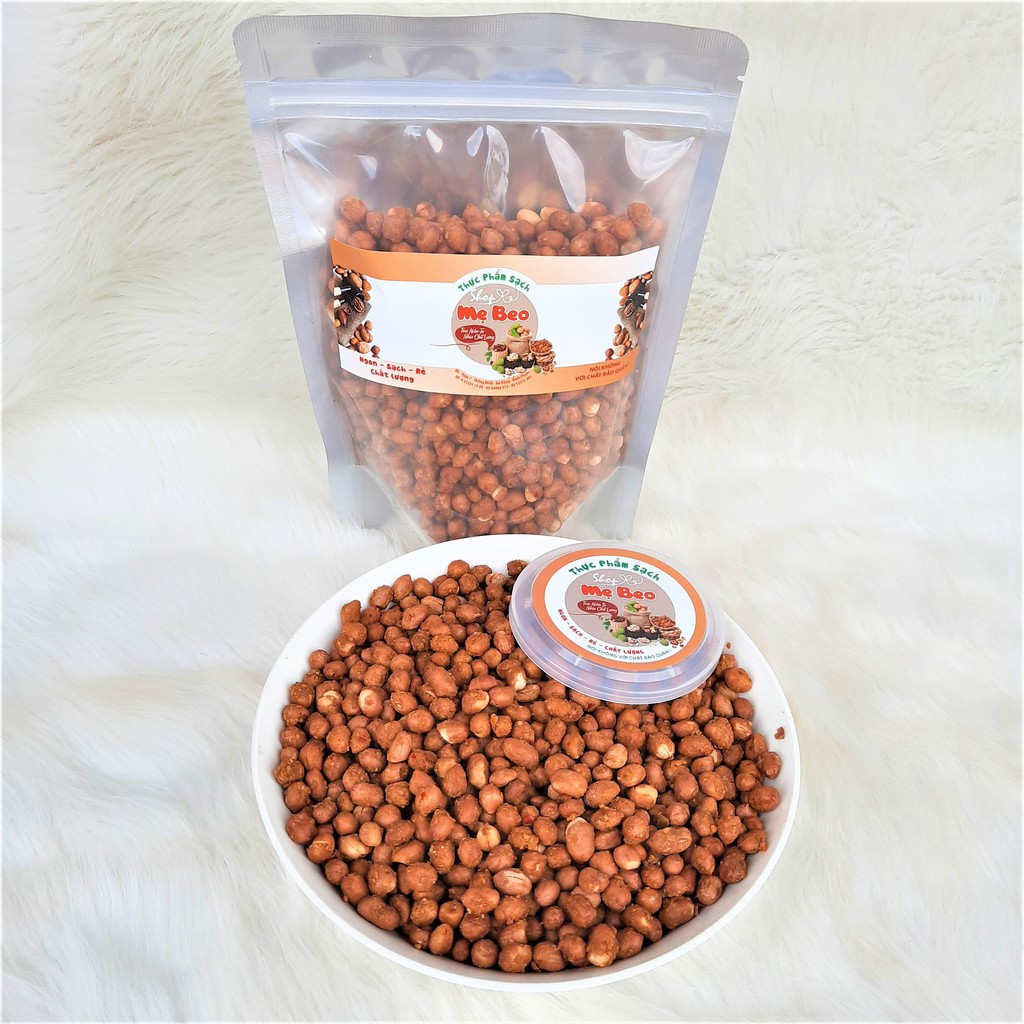 1Kg Đậu Phộng Cháy Tỏi Cực Ngon Loại 1 Túi Zip