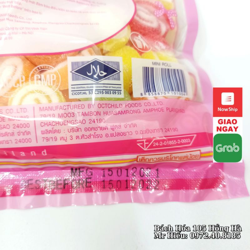 [T1/2022] Kẹo dẻo Jelly Thái Lan 500g (gói to siêu tiết kiệm)