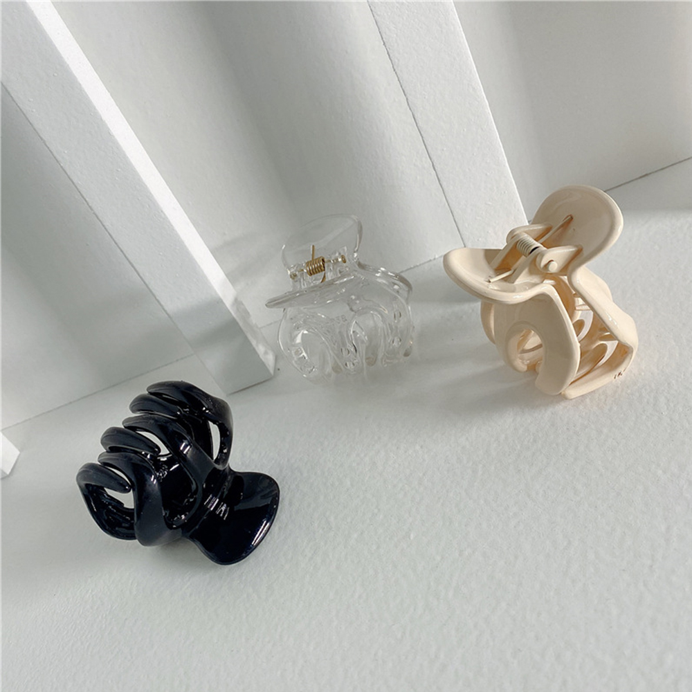 Kẹp Tóc Nhựa Thiết Kế Hình Học Đa Dạng Nhiều Màu Thời Trang Cho Nữ 2life